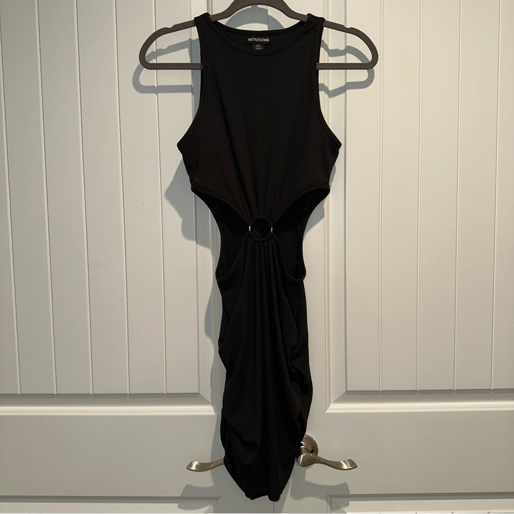 Black Cut-Out Dress